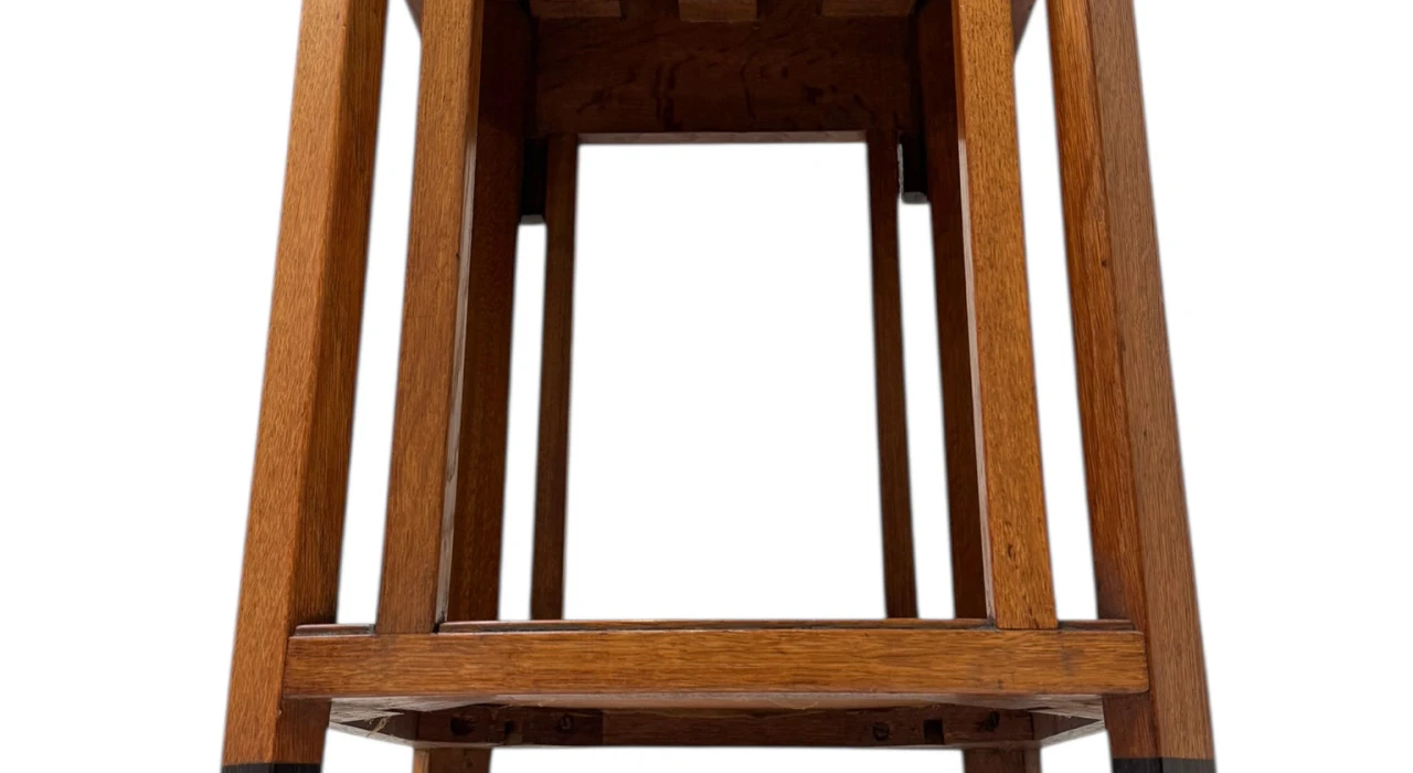 Art Deco Modernist Pedestal by Anton Lucas for N.V. Meubelkunst Leiden, 1920s